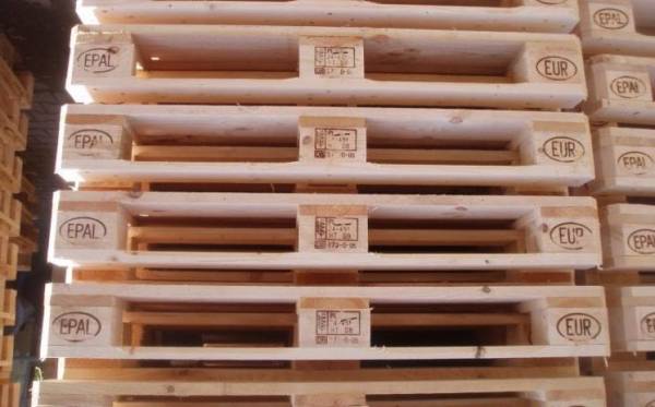 Used EPAL Wood Pallets